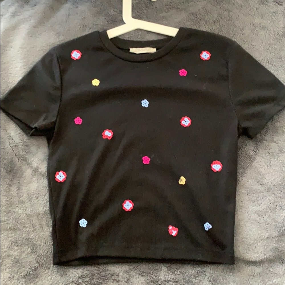 Top with flowers